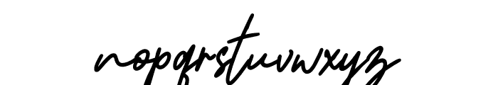 Midlestone Signature Font LOWERCASE
