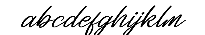 Midletton Blenda Italic Font LOWERCASE