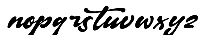 Midnight Antique Italic Font LOWERCASE