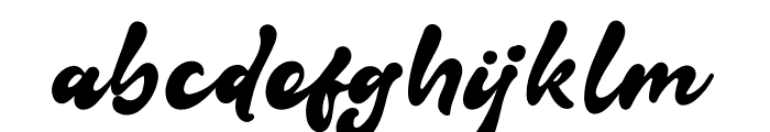 Midnight Antique Font LOWERCASE