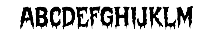 Midnight Creepy Font UPPERCASE
