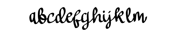 Midnight Delight Font LOWERCASE