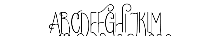 Midnight Dreamer Font - Alternates Regular Font UPPERCASE
