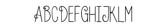 Midnight Dreamer Font Regular Font UPPERCASE