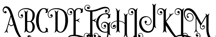 Midnight Halloween Regular Font UPPERCASE