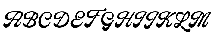 Midnight Pleasure Script Reg Font UPPERCASE
