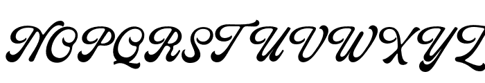 Midnight Pleasure Script Reg Font UPPERCASE