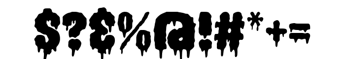 Midnight Scream Font OTHER CHARS
