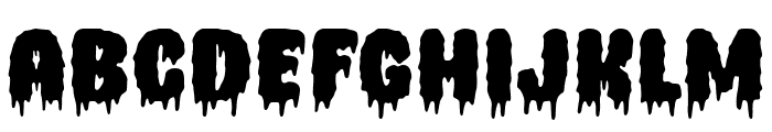 Midnight Scream Font UPPERCASE