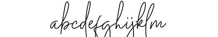 Midnight Signature Font LOWERCASE