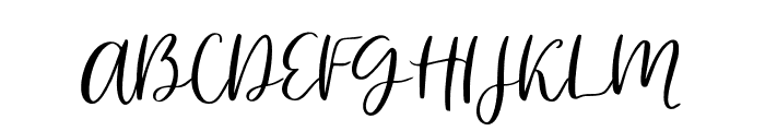 Midnight Sleighride Regular Font UPPERCASE
