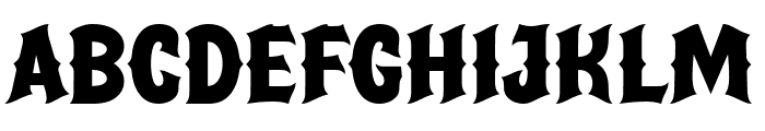 Midnight Western Font UPPERCASE
