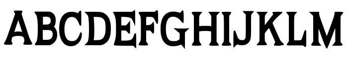 Midnight Zombie Regular Font LOWERCASE