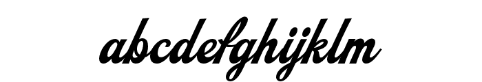 MidnightCruise-Regular Font LOWERCASE