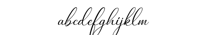 MidnightGlamourScript Font LOWERCASE