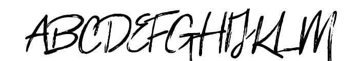 MidnightRider-Regular Font UPPERCASE