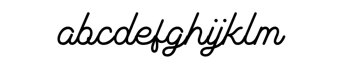 MidnightRunners-Regular Font LOWERCASE