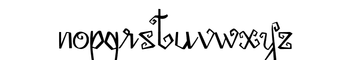 Midnightman Font LOWERCASE