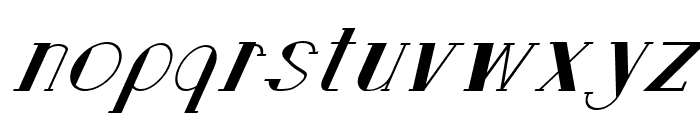 Midnigth Italic Font LOWERCASE