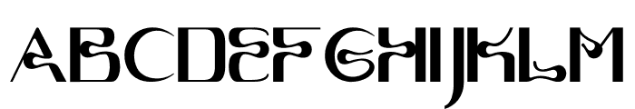 Midocean Font UPPERCASE