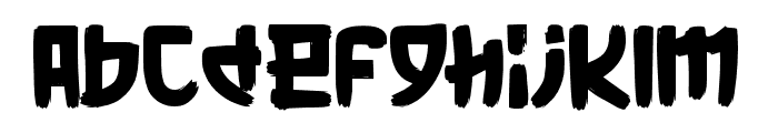 Midorima Regular Font LOWERCASE