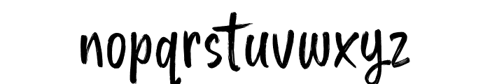 Midsta Regular Font LOWERCASE