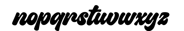 Midstar Font LOWERCASE