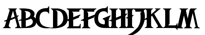 Midwinter Fire Font LOWERCASE