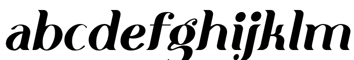 Mifer Holland Oblique Font LOWERCASE