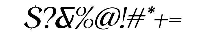 Migae-Italic Font OTHER CHARS