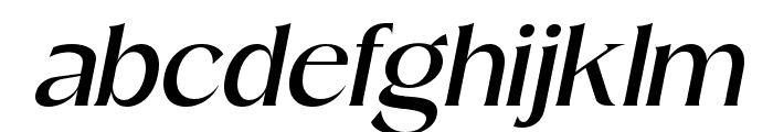 Migae-Italic Font LOWERCASE