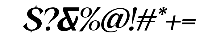 Migae Medium Italic Font OTHER CHARS