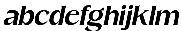 Migae Medium Italic Font LOWERCASE