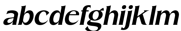 Migae-MediumItalic Font LOWERCASE