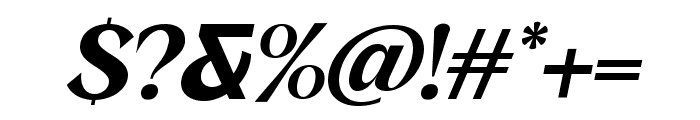 Migae Semi Bold Italic Font OTHER CHARS