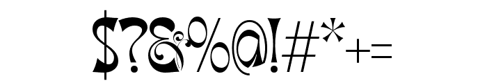 Migaela-Regular Font OTHER CHARS