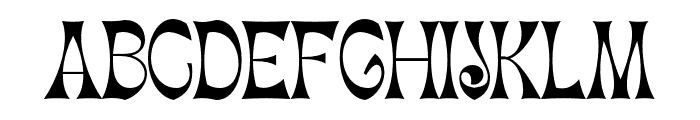 Migaela-Regular Font UPPERCASE