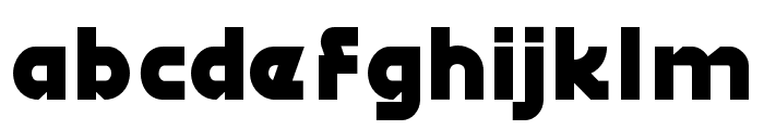 Migelo Black Font LOWERCASE