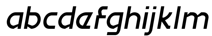 Migelo Italic Font LOWERCASE