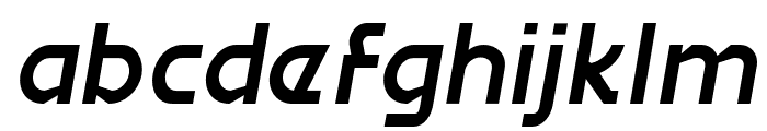 Migelo Medium Italic Font LOWERCASE