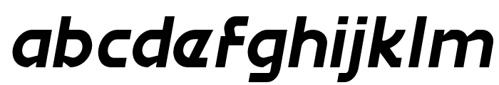Migelo Semi Bold Italic Font LOWERCASE