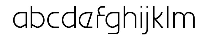 Migelo Thin Font LOWERCASE