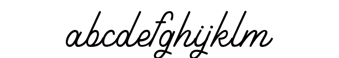 Mighell Font LOWERCASE
