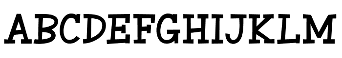 Mighty Bastion Font UPPERCASE