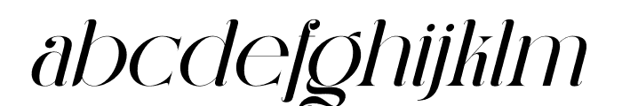 Mighty Haugften Italic Font LOWERCASE