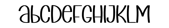 Mighty Heart Font LOWERCASE