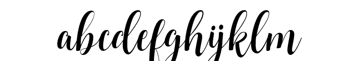 Mighty Love Font LOWERCASE