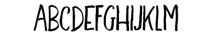 Mighty Sans Font UPPERCASE