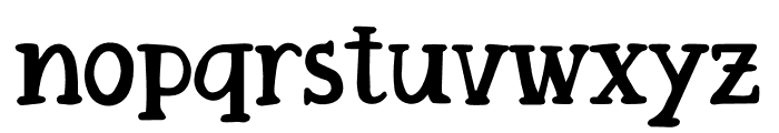 Mighty Star Font LOWERCASE