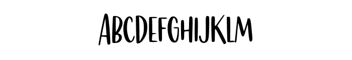 Mighty Winter Font UPPERCASE